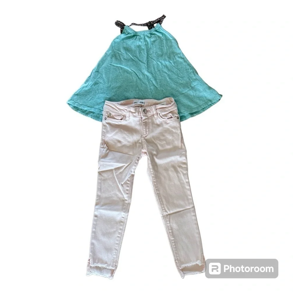 Appaman Tank 7 and DL1961 Chloe Pink Ankle Jeans 7